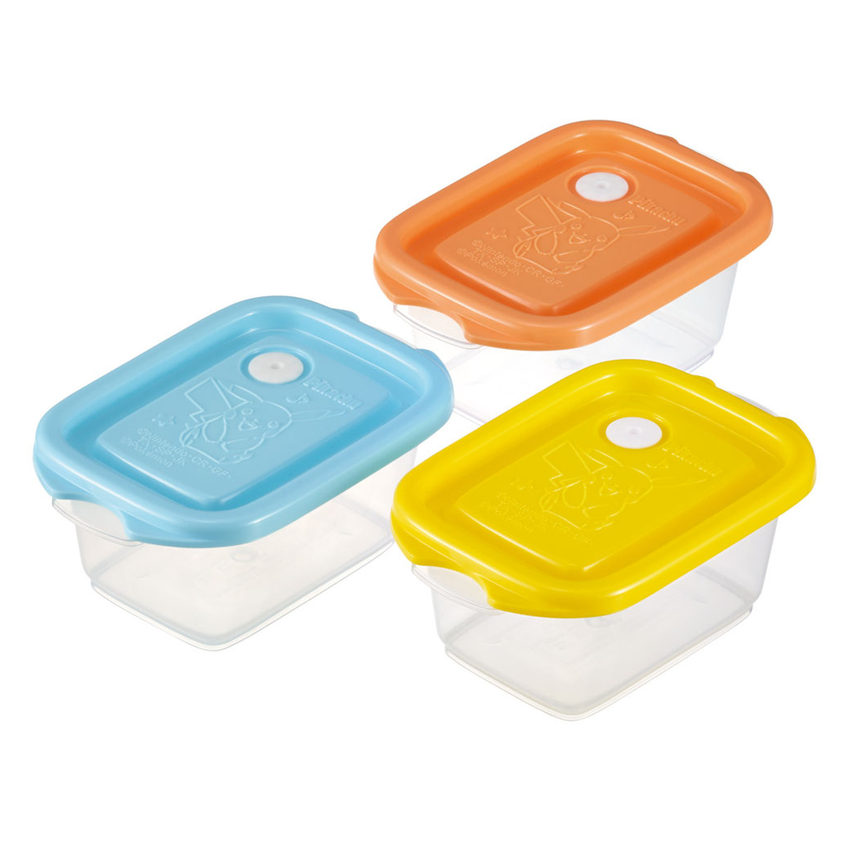 スケーター 保存容器 レリーフランチBOX 240ml 3個セット