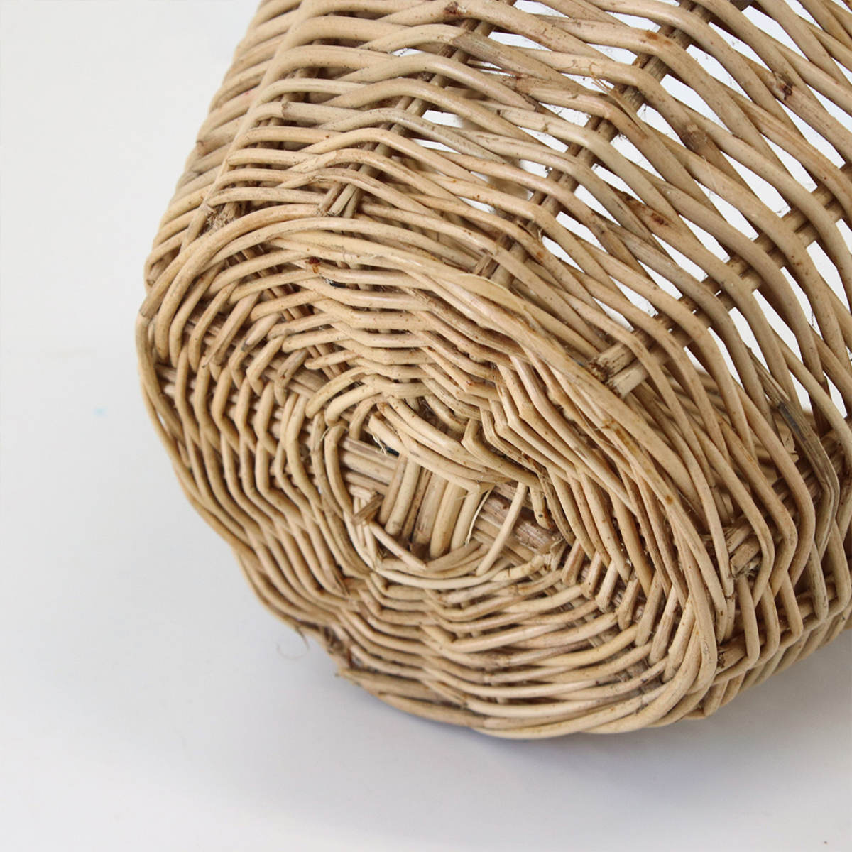 バスケット ラタン カゴ網 取っ手付き （ カゴ かご かごバスケット