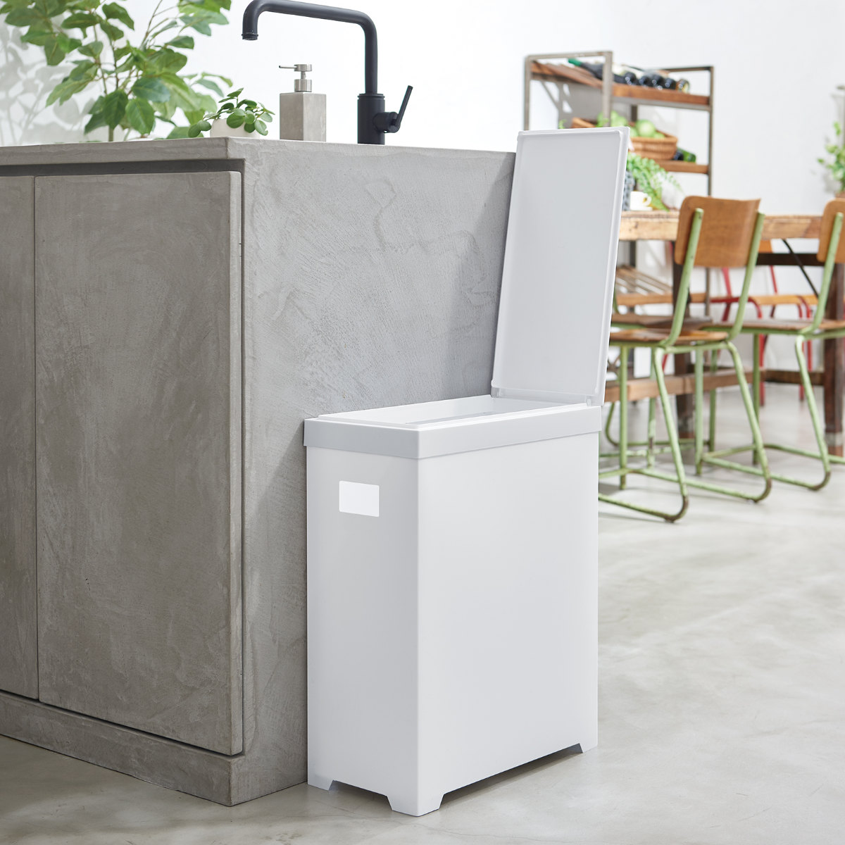 天馬 ゴミ箱 35L シンプルダストボックス スリムオープン （ ごみ箱 35