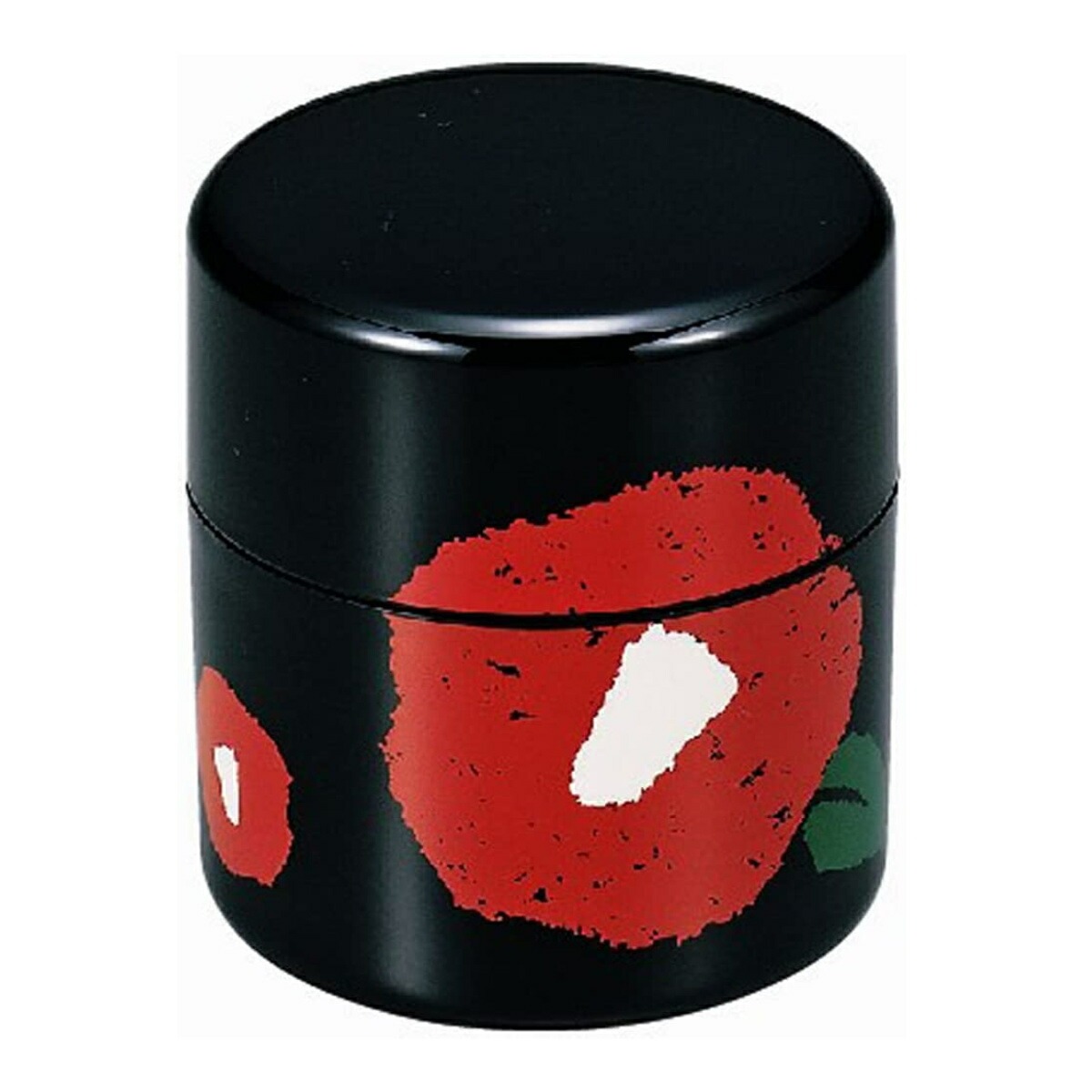 HAKOYA 茶筒 380ml 朱桜 黒椿 （ おしゃれ 日本製 かわいい お茶 和風