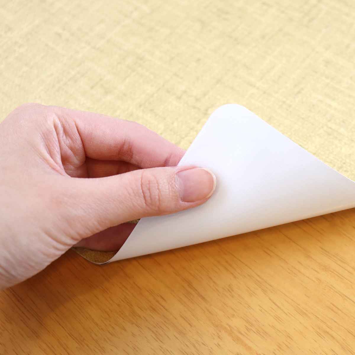 ランチョンマット 50×33cm 大判 無地 抗ウイルス 塩化ビニル樹脂 同色4
