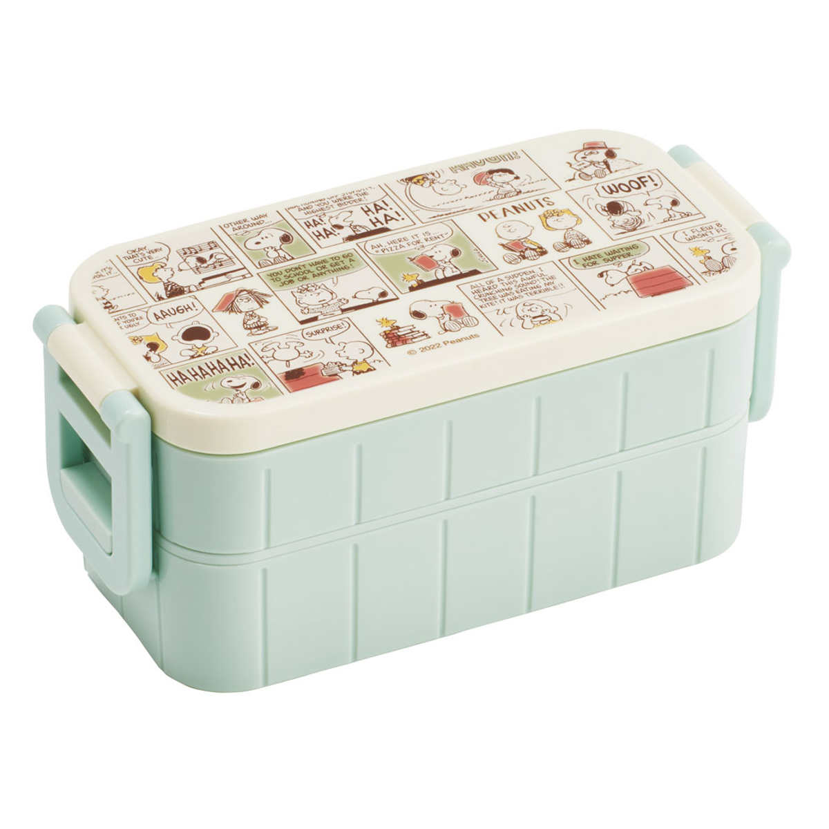 可愛い マイ・ポット 共箱付き スケーター お弁当箱 抗菌タイトランチボックス 2段 600ml