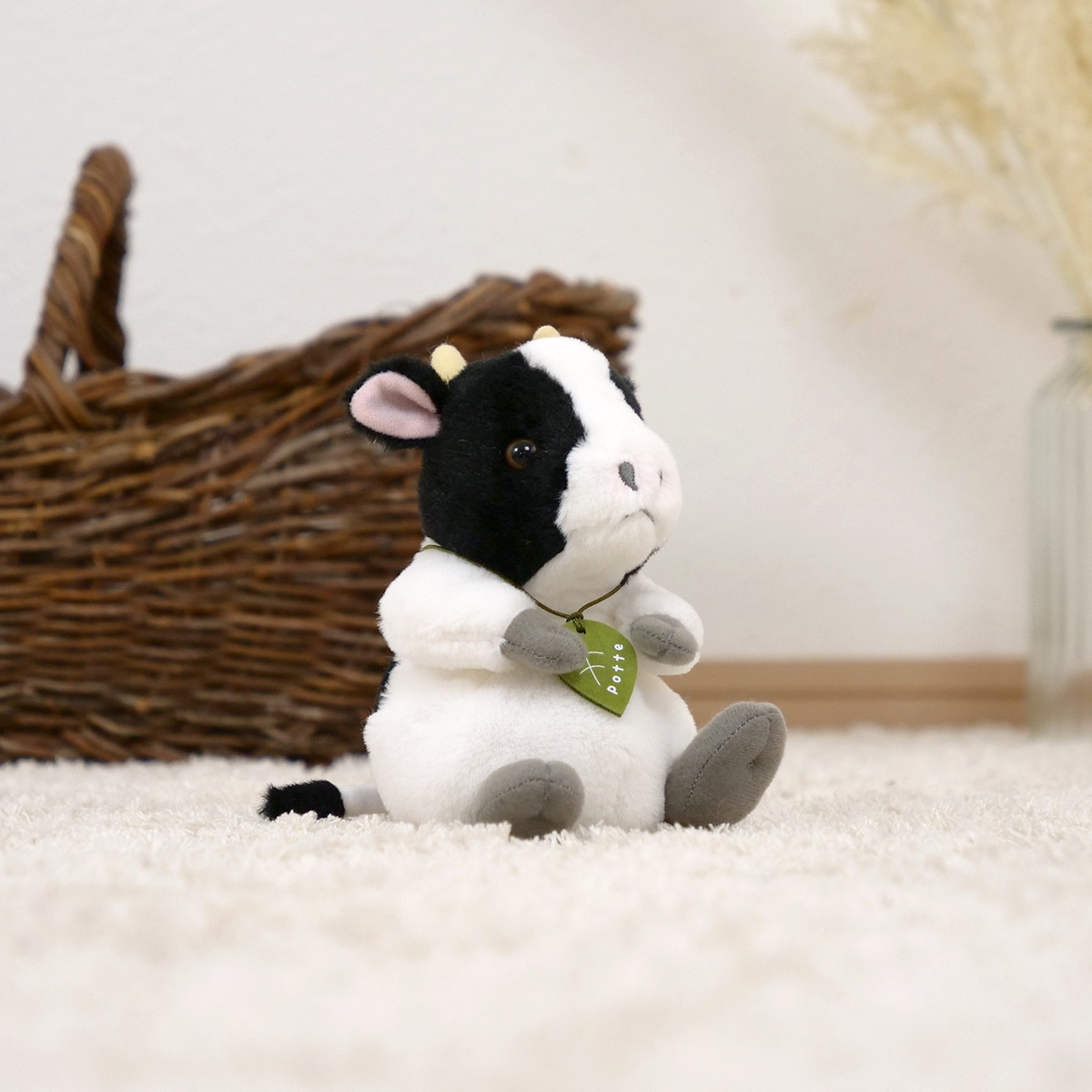 Sun Arrow（サン・アロー） ぬいぐるみ potte ウシ （ ヌイグルミ うし