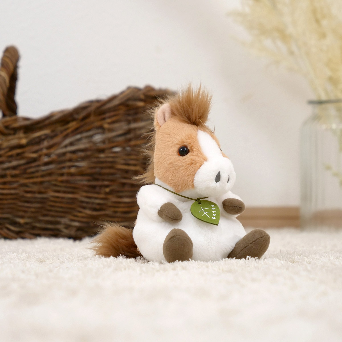 ぬいぐるみ potte ポニー （ ヌイグルミ ぽにー 動物 雑貨 インテリア アニマル グッズ ベビー 赤ちゃん プレゼント ギフト かわいい ）