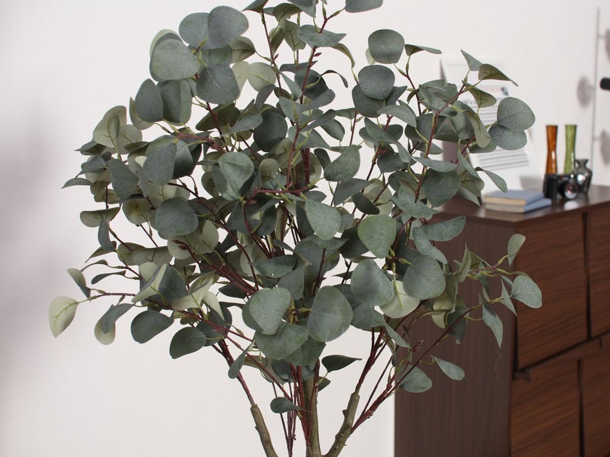 フェイクグリーン　ユーカリ（人工観葉植物）高さ150cm 不二貿易（Fuji Boeki） フェイクグリーン ユーカリ 高さ150cm