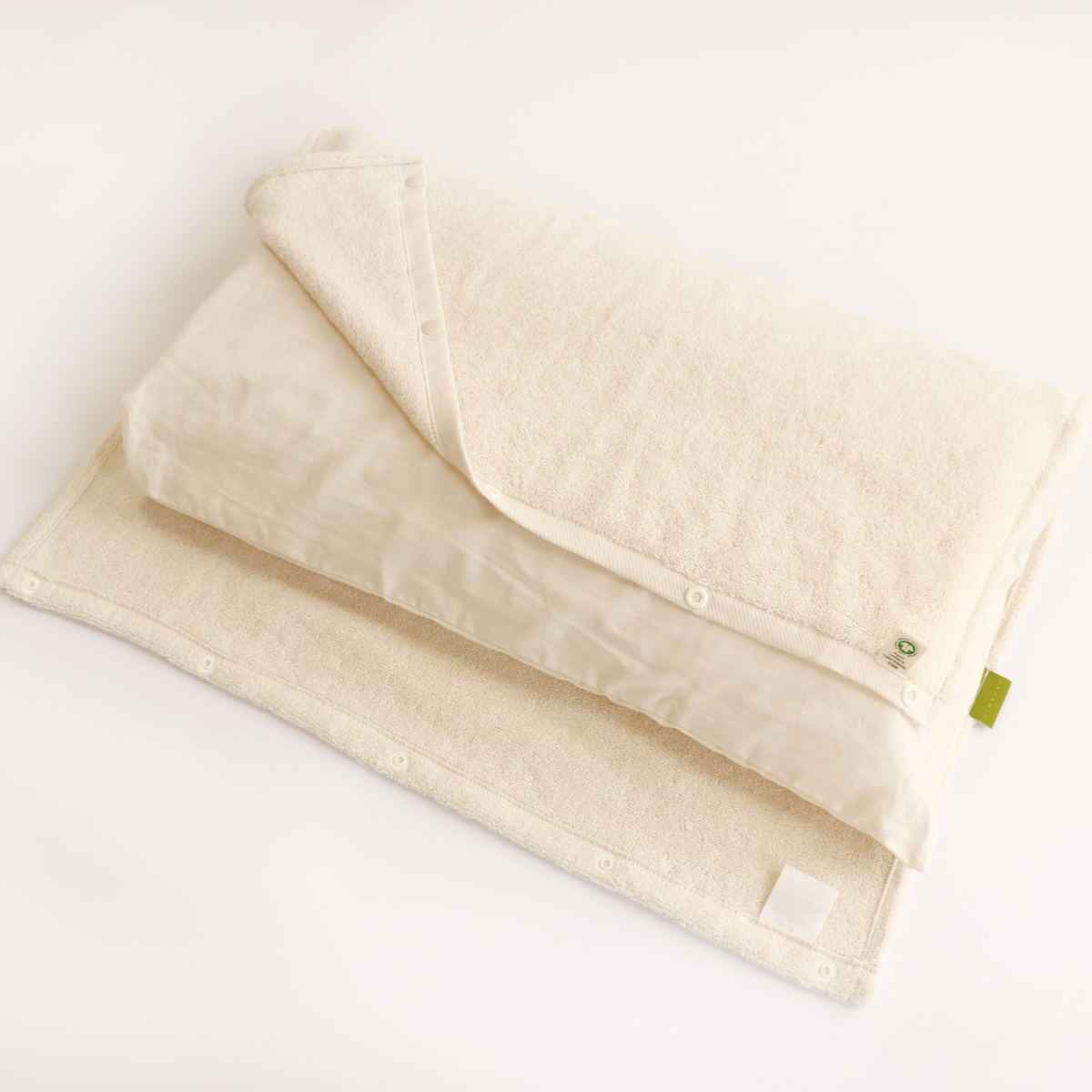 枕 35×65cm 洗える中材 カバー付 オーガニック 日本製 サポート （ まくら マクラ ピロー コットン 綿 100％ タオルカバー付き ） | ブランド登録なし | 09