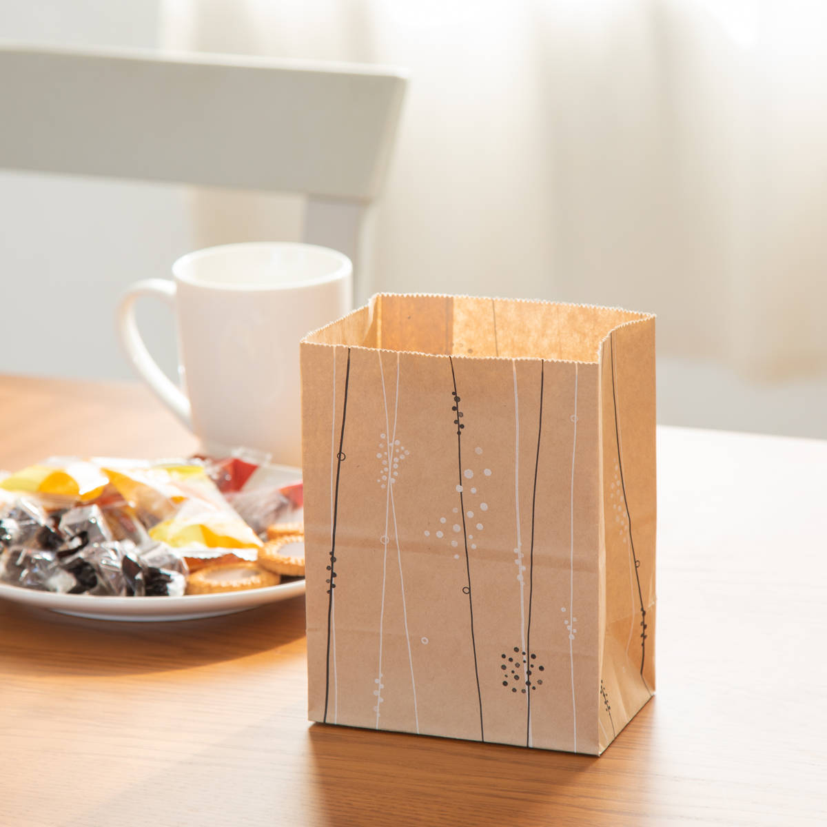 ゴミ袋 自立型 12枚入 10袋セット 紙製卓...の詳細画像1