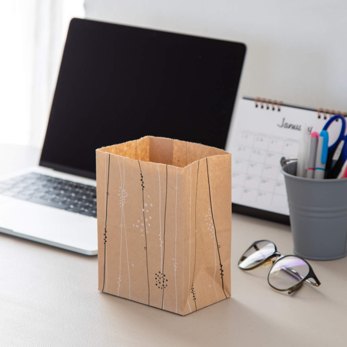 ゴミ袋 自立型 12枚入 10袋セット 紙製卓...の詳細画像2