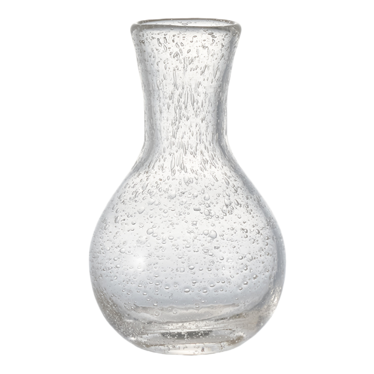 花瓶 DGガラスアクビー ガラス 直径10×高さ16.5cm （ フラワーベース