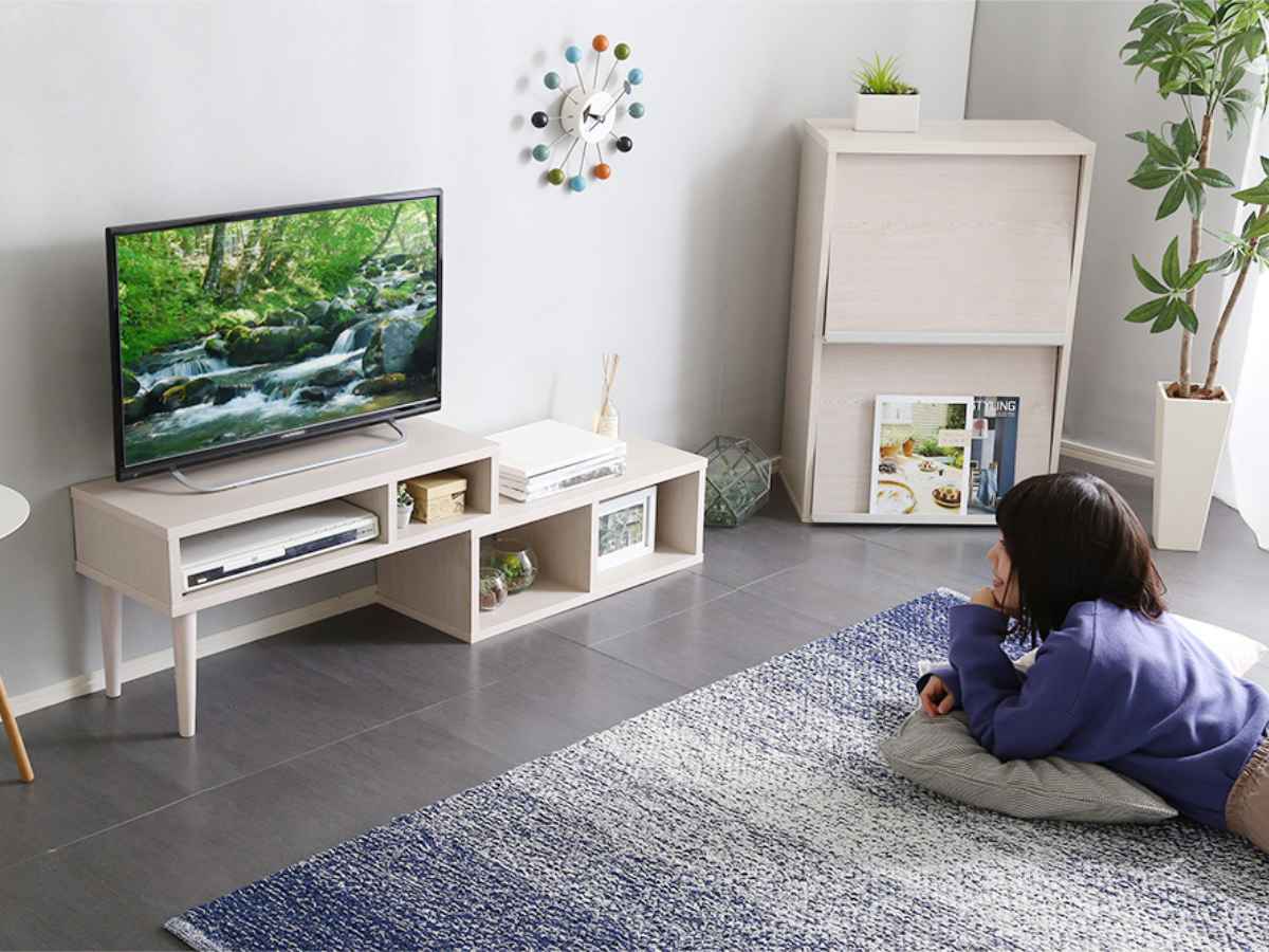 ホームテイスト（HOME taste） テレビ台 幅75-135cm 伸縮式 北欧風