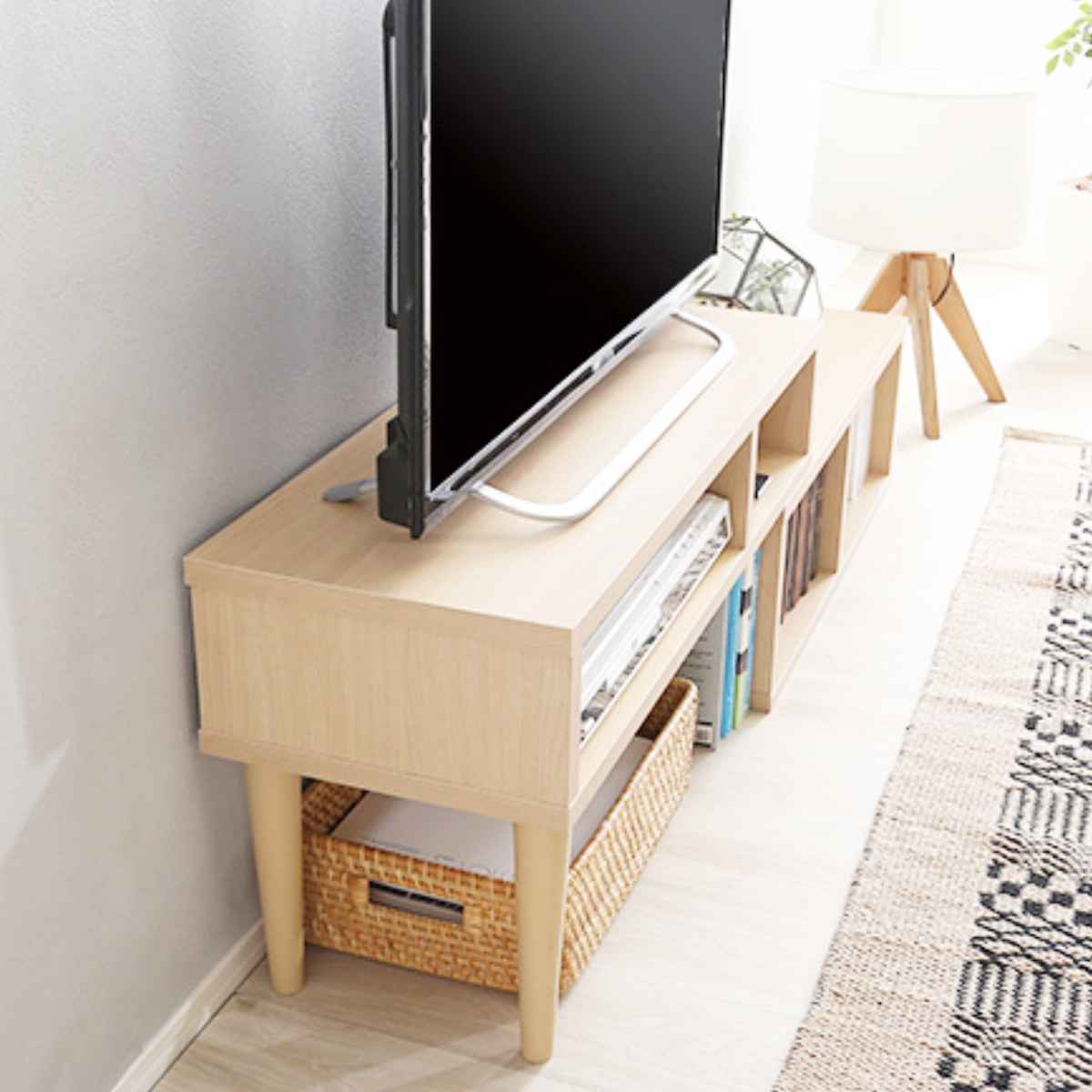 ホームテイスト（HOME taste） テレビ台 幅75-135cm 伸縮式 北欧風
