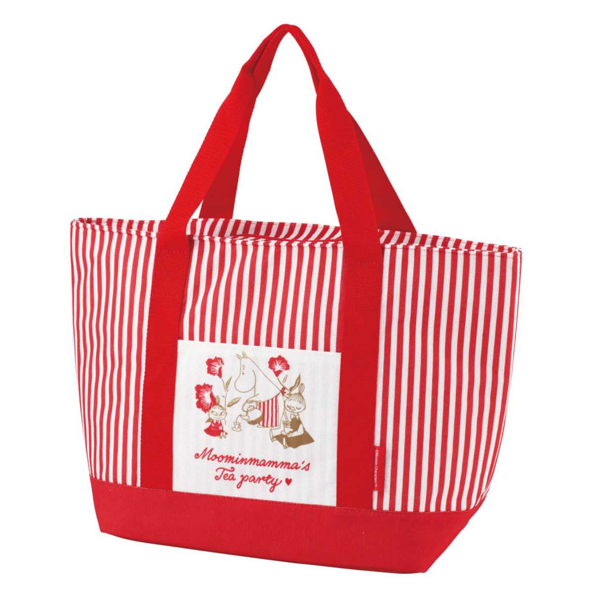 エコバッグ 麻風トート保冷ショッピング ティーパーティー （ 保冷バッグ 保冷 トート マチ広 クーラーバッグ クーラートートバッグ ）