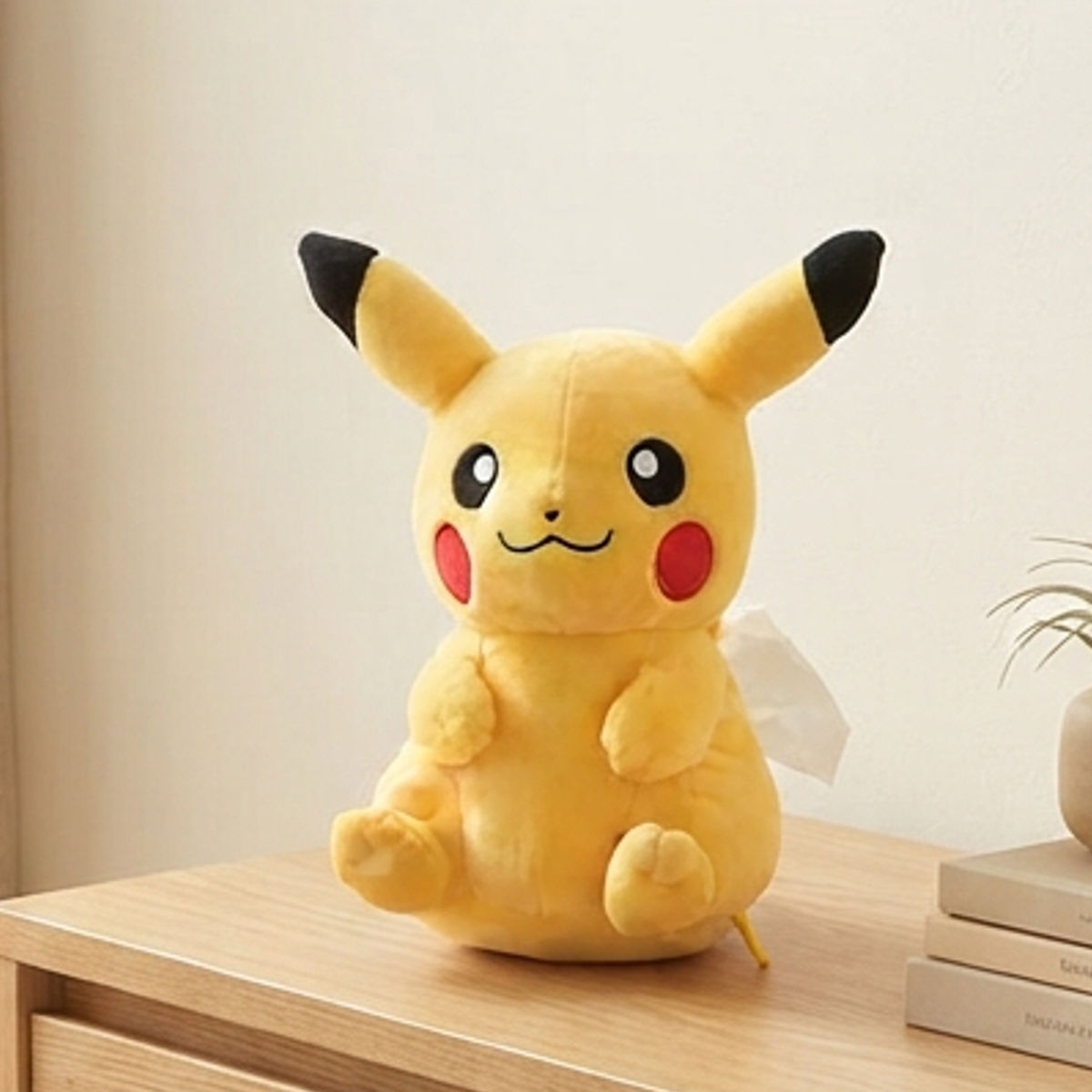 ポケットティッシュケース ポケモン ピカチュウ （ ティッシュカバー ポケットティッシュ 収納 ケース 壁掛け ぬいぐるみ ポケットモンスター ）