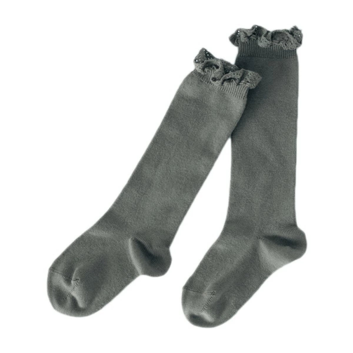 靴下 condor 子供用 3〜4歳 Knee socks with lace edging cuff （ コンドル 子供用靴下 キッズ レースエッジングカフ ニーソックス ）｜interior-palette｜02