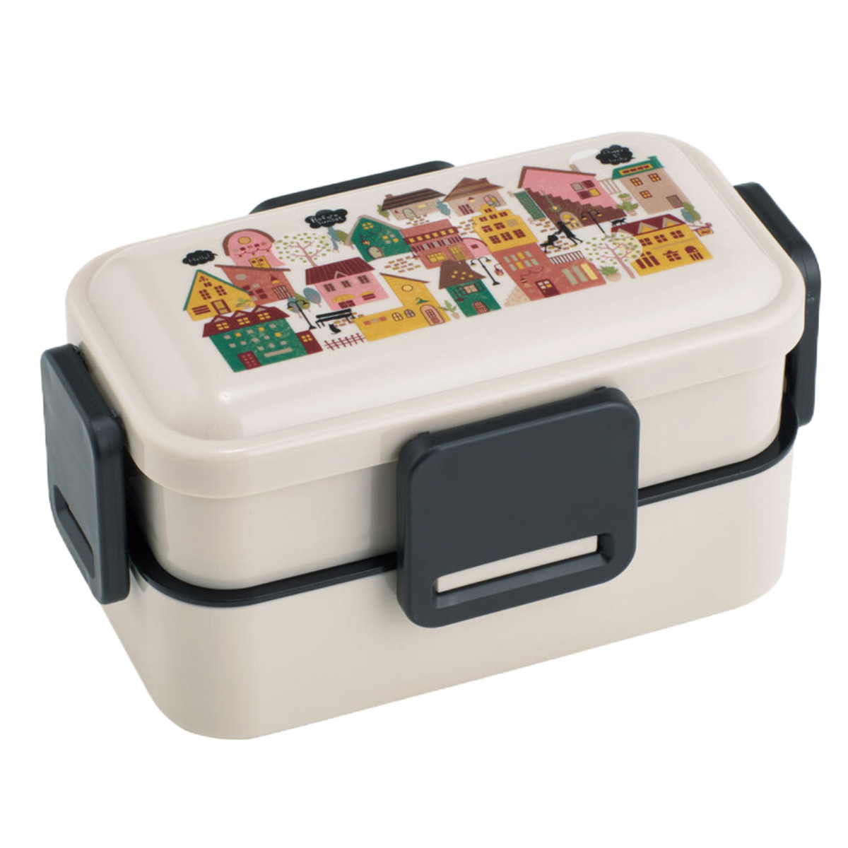 スケーター お弁当箱 抗菌2段ふわっと弁当箱 2段 600ml ( 弁当 スケーター お弁当箱 抗菌2段ふわっと弁当箱 2段 600ml ( 弁当