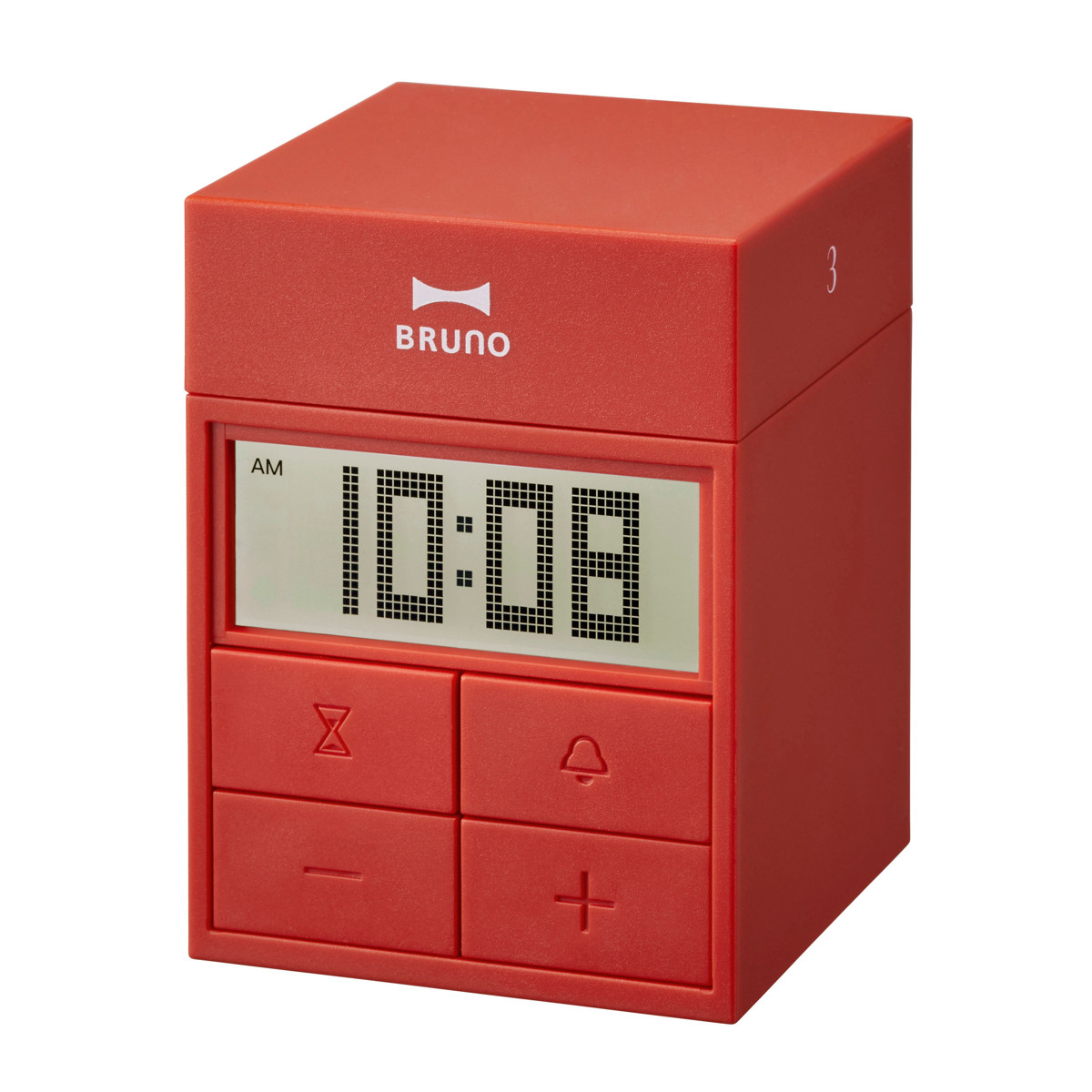 特価 BRUNO デジタル時計 キューブタイマークロック タイマー （ ブルーノ 時計 置き時計 デ...