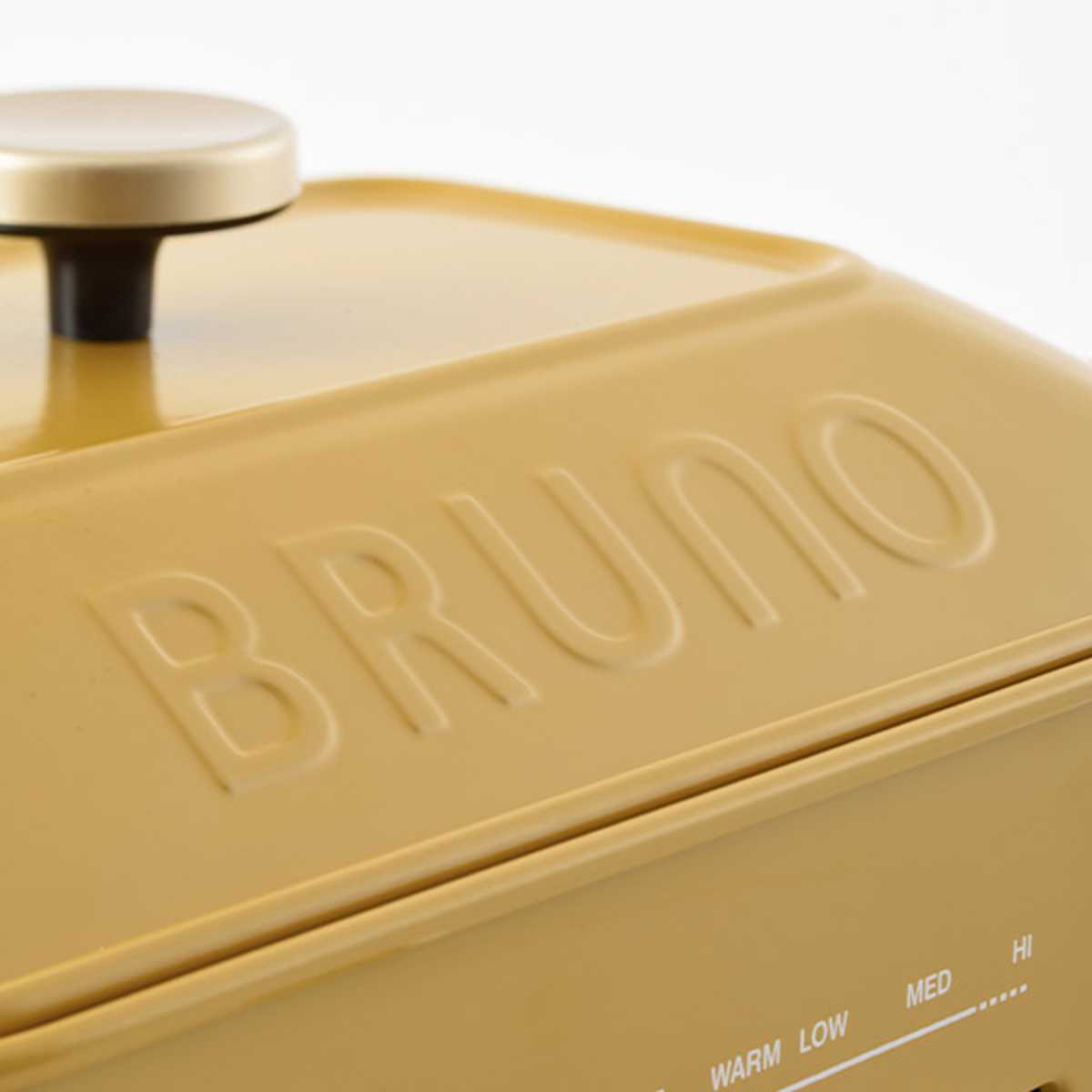 【新品未使用】限定色 マスタード BRUNOコンパクトホットプレート BRUNO（ブルーノ） コンパクトホットプレート 限定カラー たこ焼き