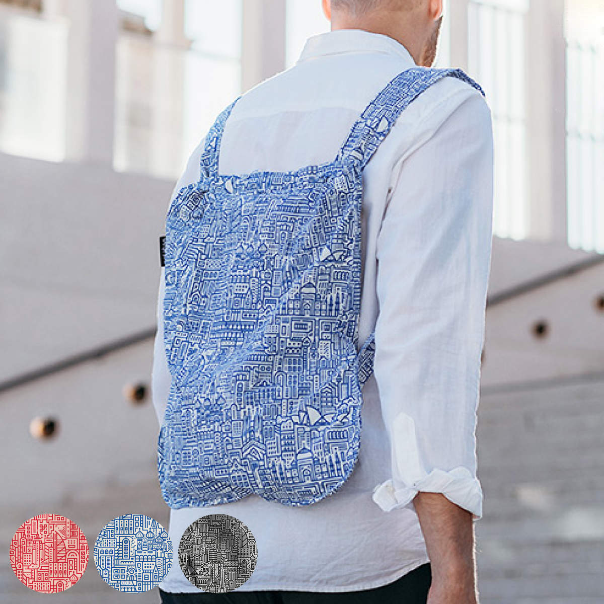 エコバッグ notabag BAG ＆ BACKPACK Hello World （ ノットアバッグ Notabag 折りたたみ 2way 撥水 ブランド トート リュック トートバッグ バックパック ）