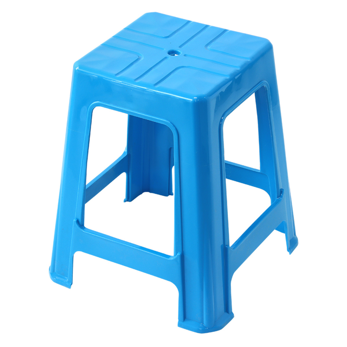 スツール 座面高45.5cm スタッキング可能 プラスチック （ 簡易椅子