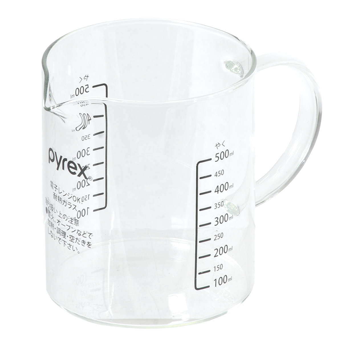 PYREX（パイレックス） 計量カップ 500ml ハンドル付き メジャーカップ