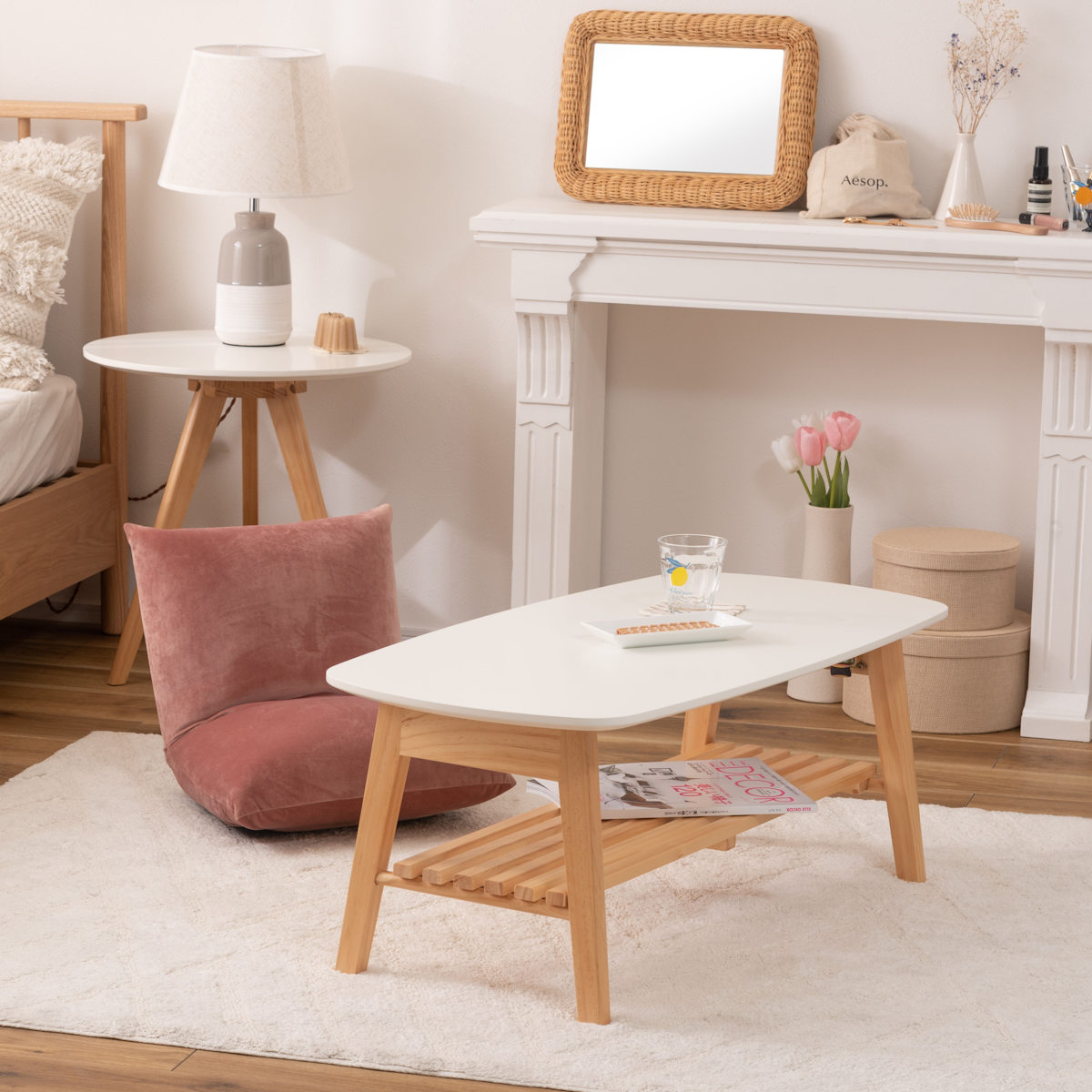 ◇大阪府全域 神戸市 配達料無料！◇東谷◇ローテーブル◇折り畳み式