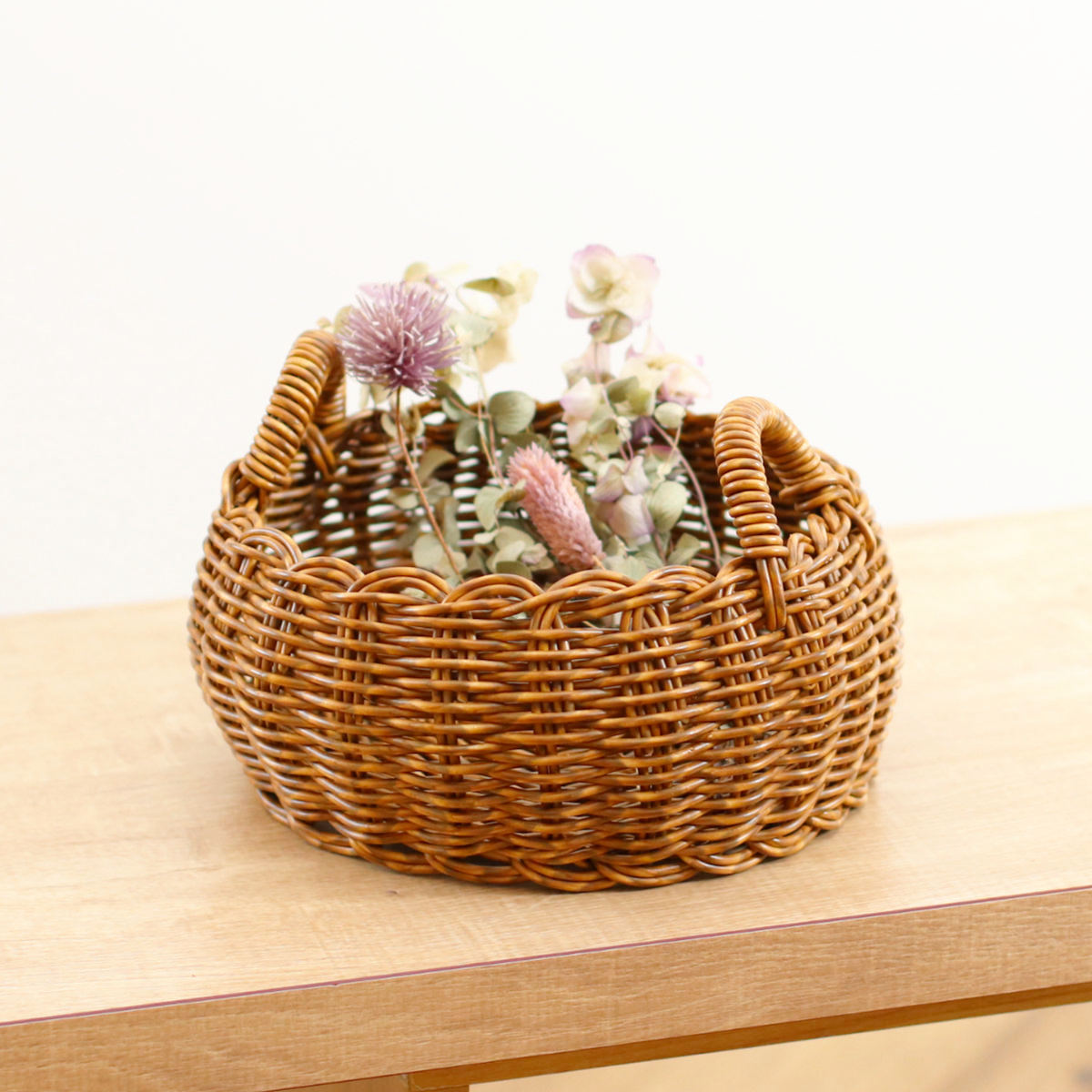 Creer ユティル ラウンドローバスケットS 洗える かご バスケット