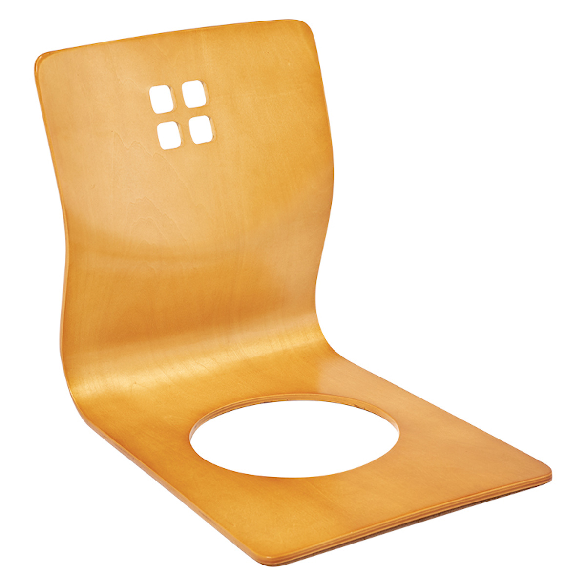 座椅子 1人掛け コンパクト 天然木 （ 座いす 座敷用 椅子 チェア 曲げ木 和モダン ）｜interior-palette｜03