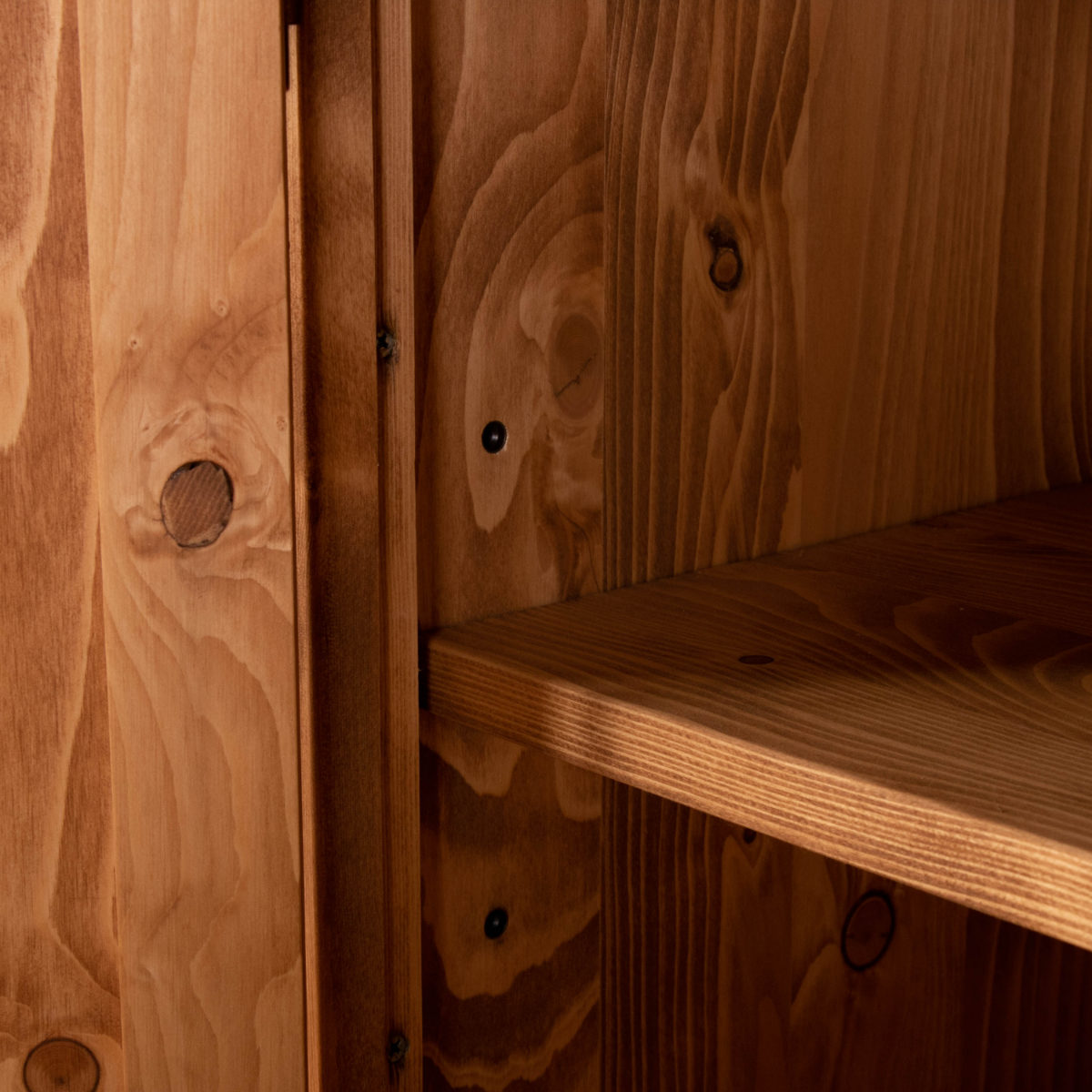 カップボード カントリー調 食器棚 パイン材 Farmer 幅120cm