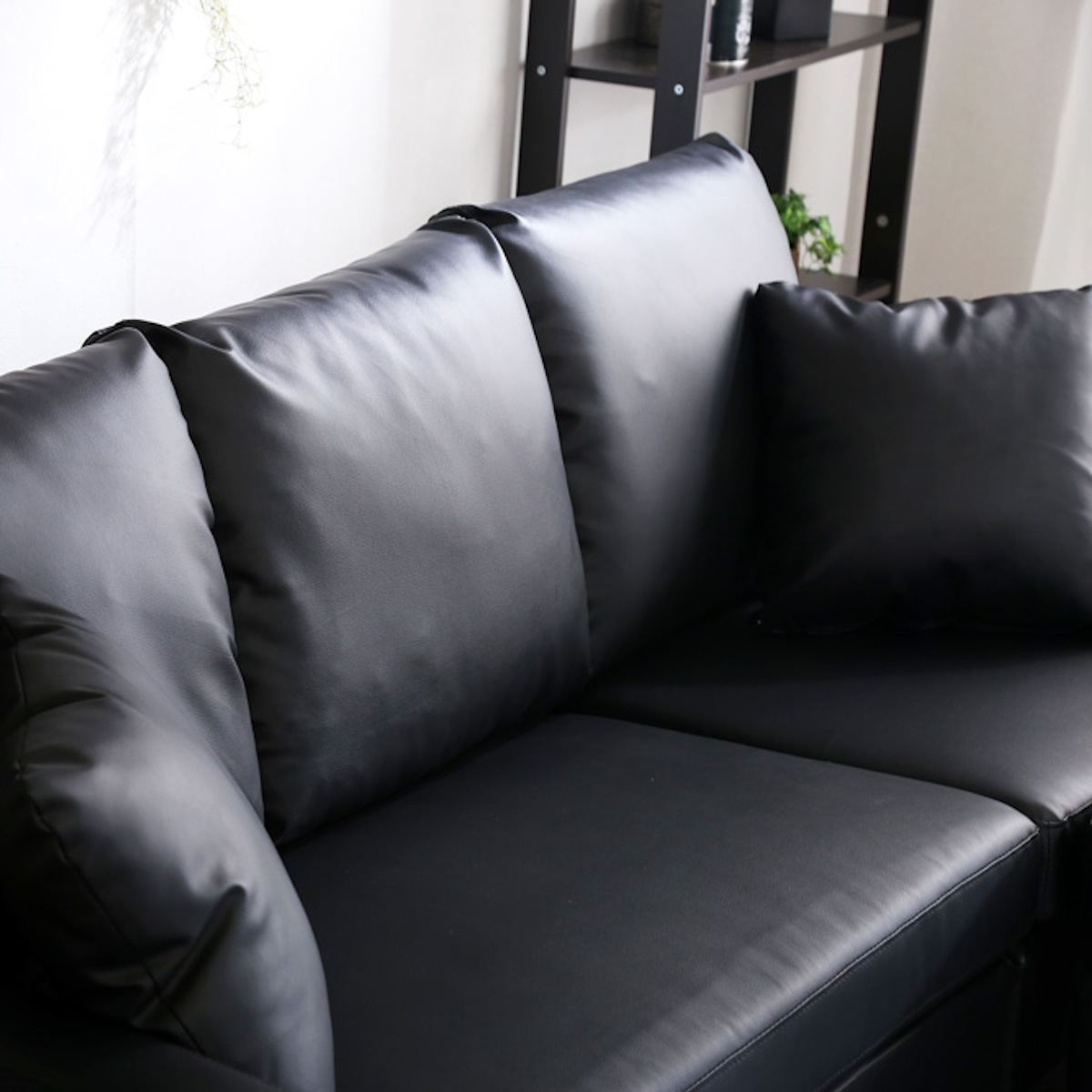 ホームテイスト（HOME taste） ソファ 3人掛け 幅176cm ローソファ 脚