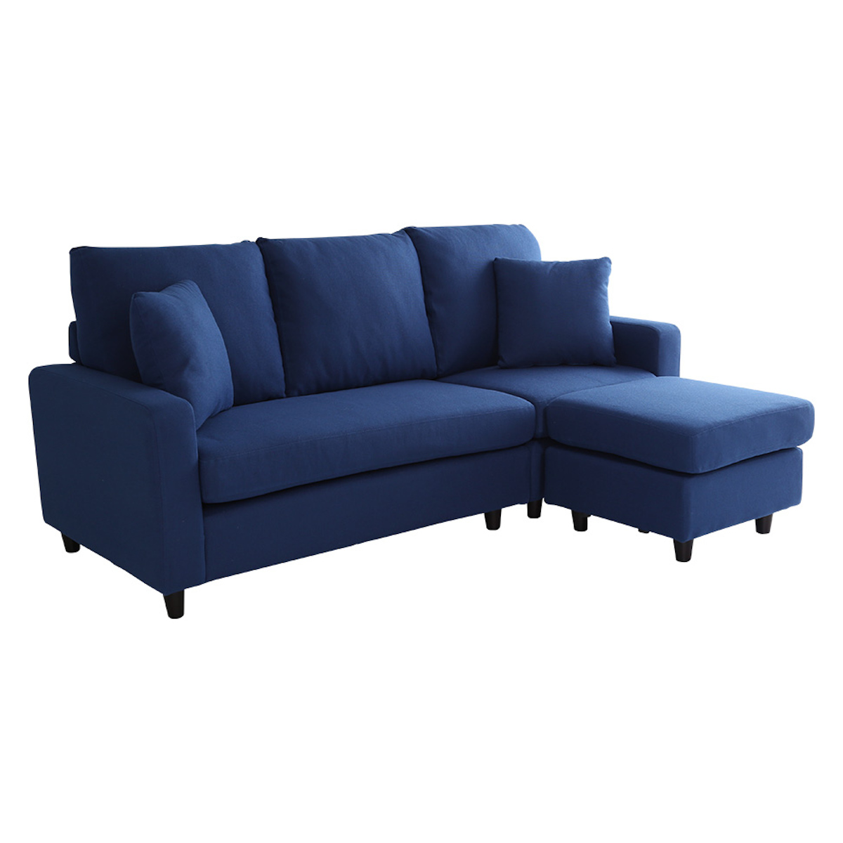 ホームテイスト（HOME taste） ソファ 3人掛け 幅176cm ローソファ 脚