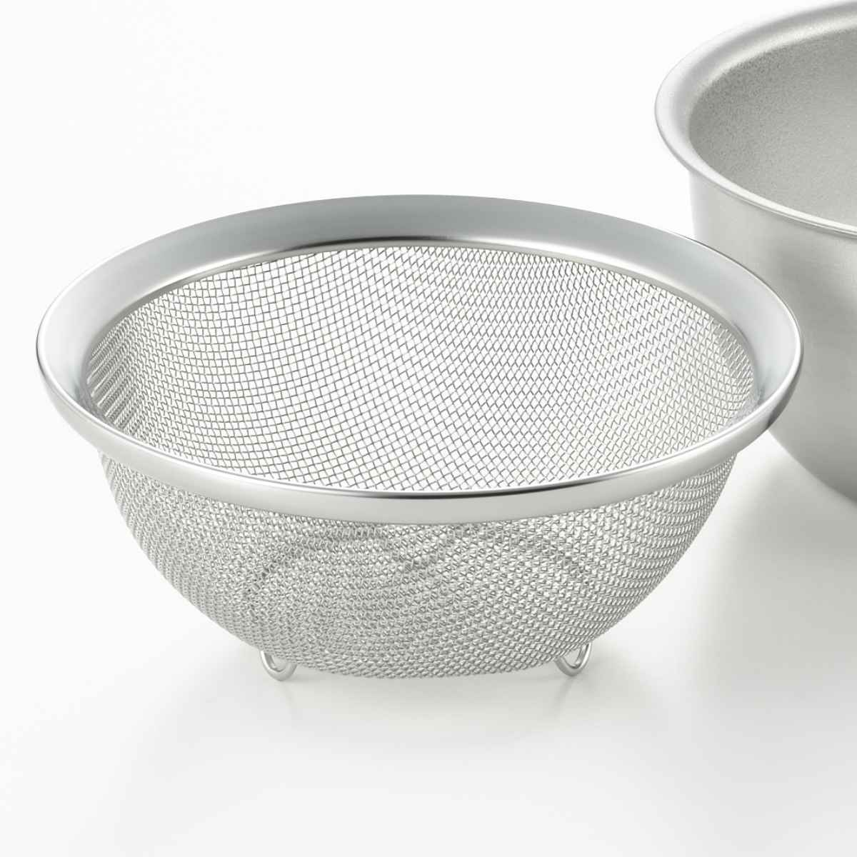 ヨシカワ ザル＆ボウル 15cm 2点セット ステンレス製 郷技 日本製