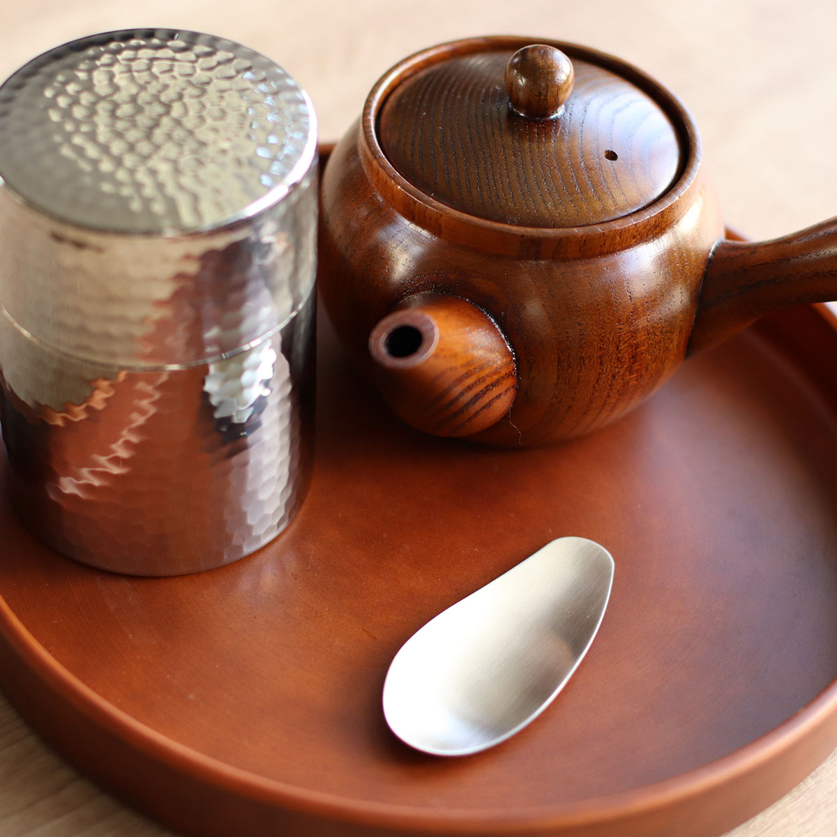 工房アイザワ 茶さじ ブラックピーマン 茶さじナチュラル （ 茶匙