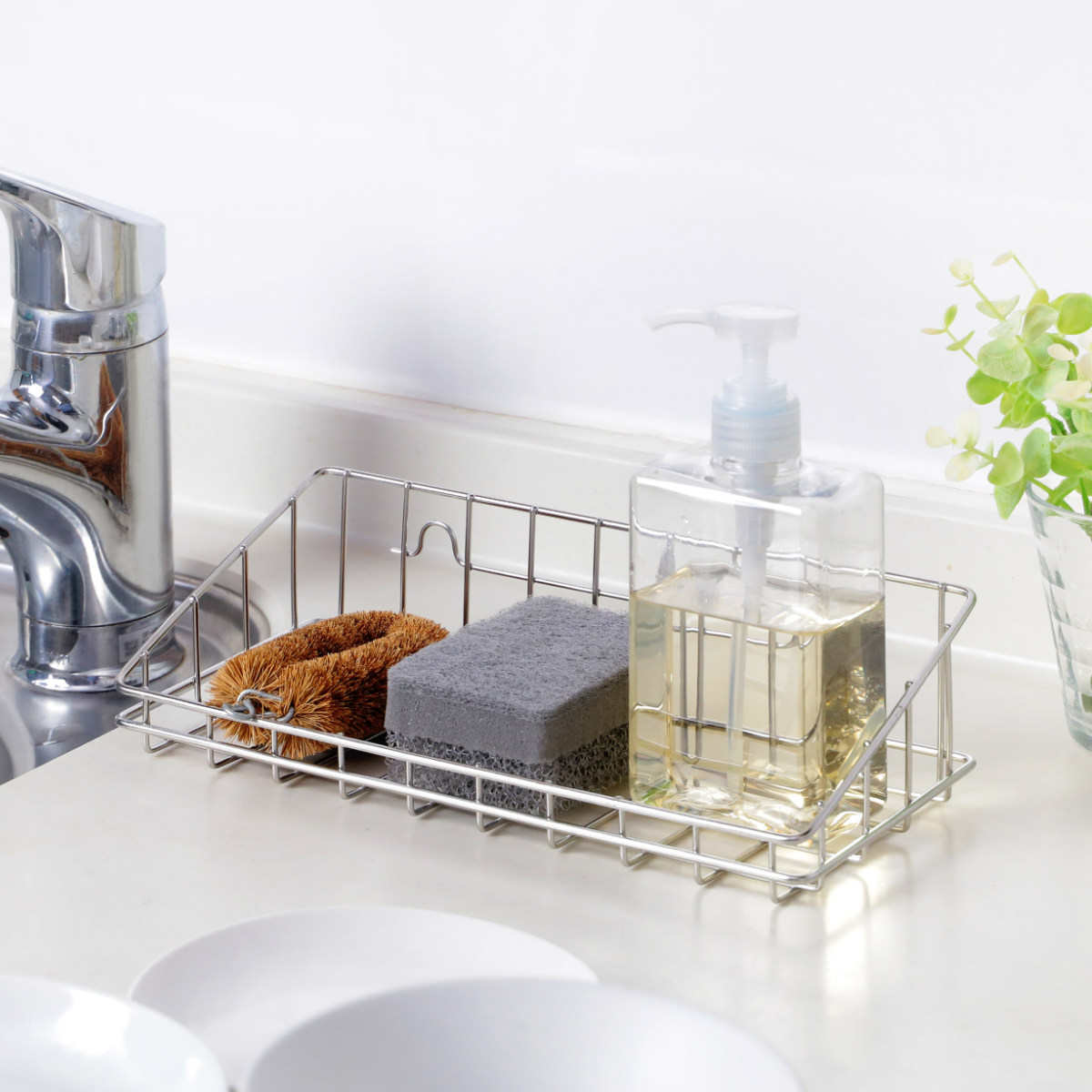 工房アイザワ 特典付き ながしこもの スポンジラック シンクポケット