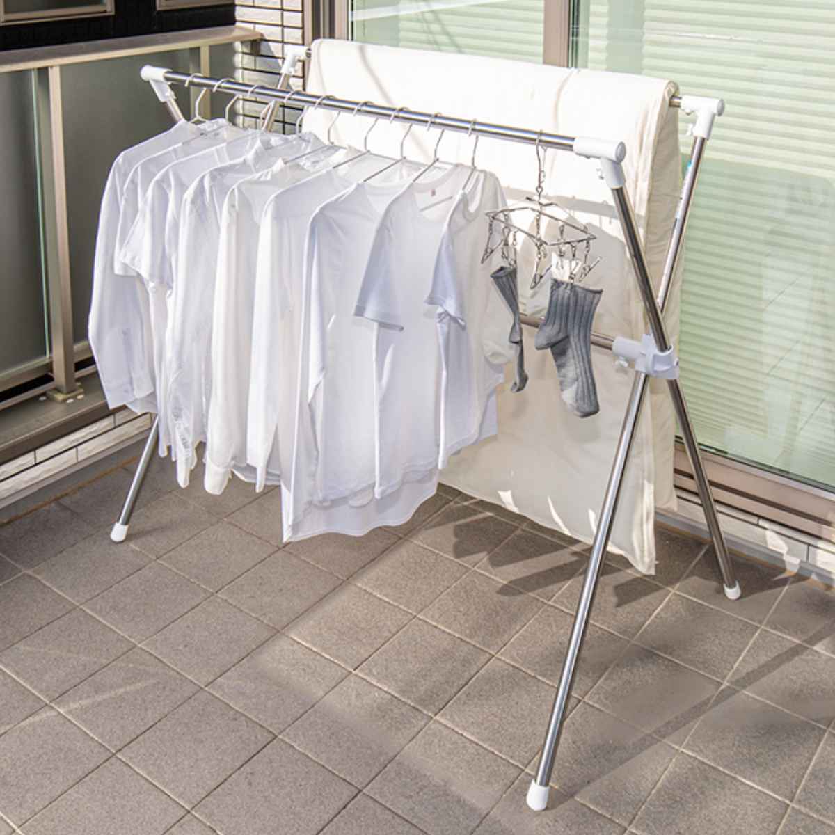 物干し 室外 布団干し ステンクラー布団干し （ 洗濯 洗濯物干し 布団 物干しスタンド ふとん 衣類 ）