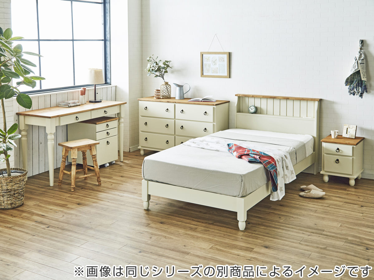 ベッド シングル Lavender すのこ ホワイト （ ベット フレーム スノコ