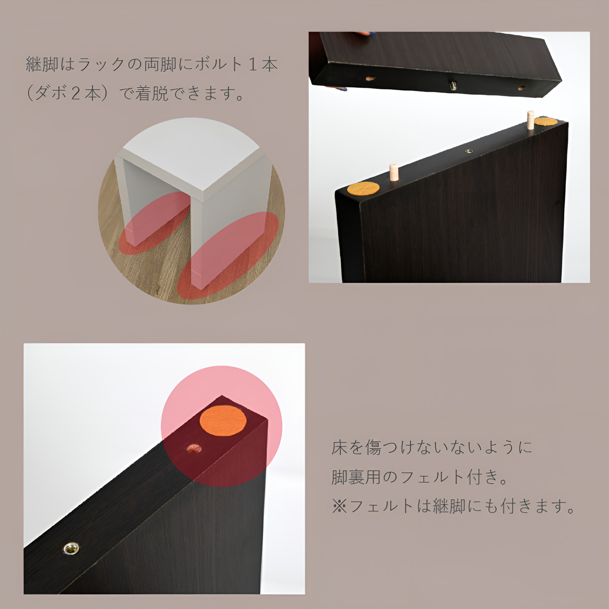 ローテーブル おしゃれ 3点ユニット コの字 7WAY （ コの字ラック 北欧風 木目調 テーブル ネストテーブル リビングテーブル 3個 セット ）