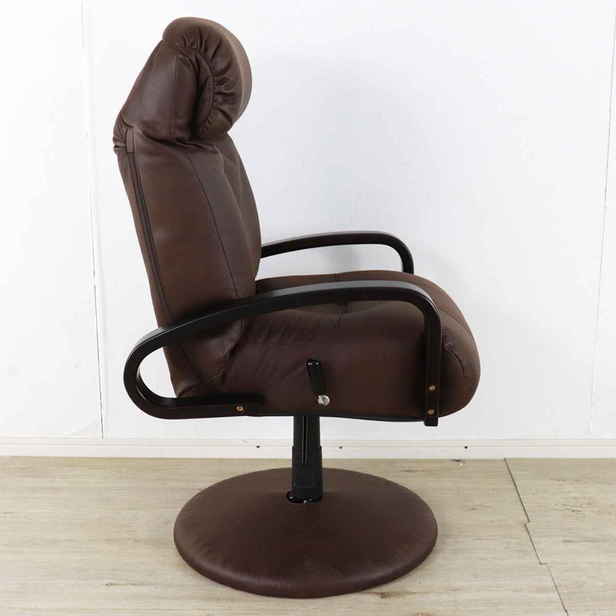 高座椅子 高齢者 回転 リクライニング ヘッドレスト 肘掛 座面高45