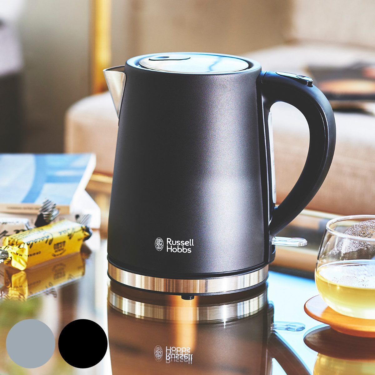 RUSSELL HOBBS（ラッセルホブス） 電気ケトル 1L ステンレス製