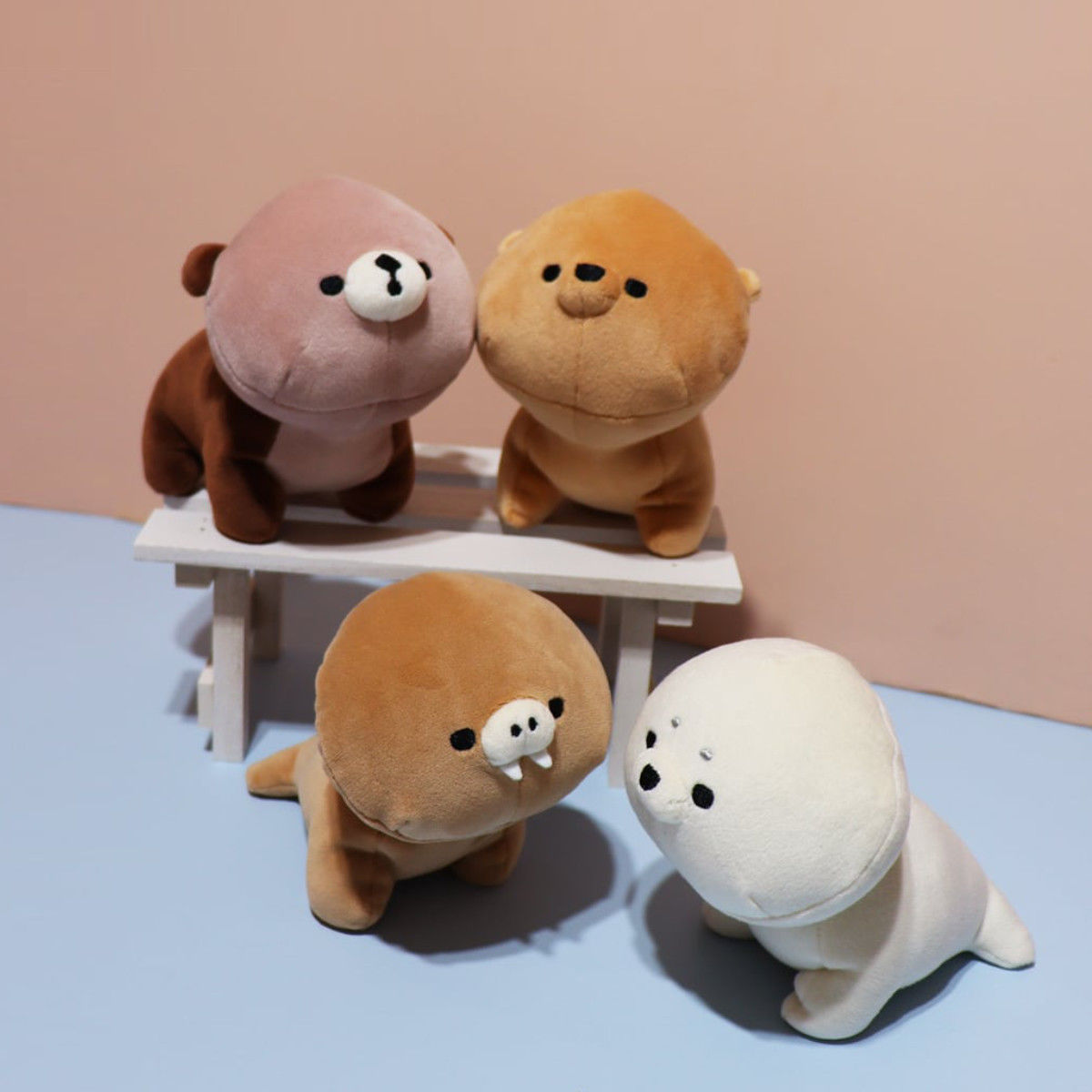 ぬいぐるみ MOFMOFRIENDS モフモリウム テノリマスコット おもちゃ （ モフモフレンズ 動物 アニマル マスコット インテリア 雑貨 ベビー 赤ちゃん ）