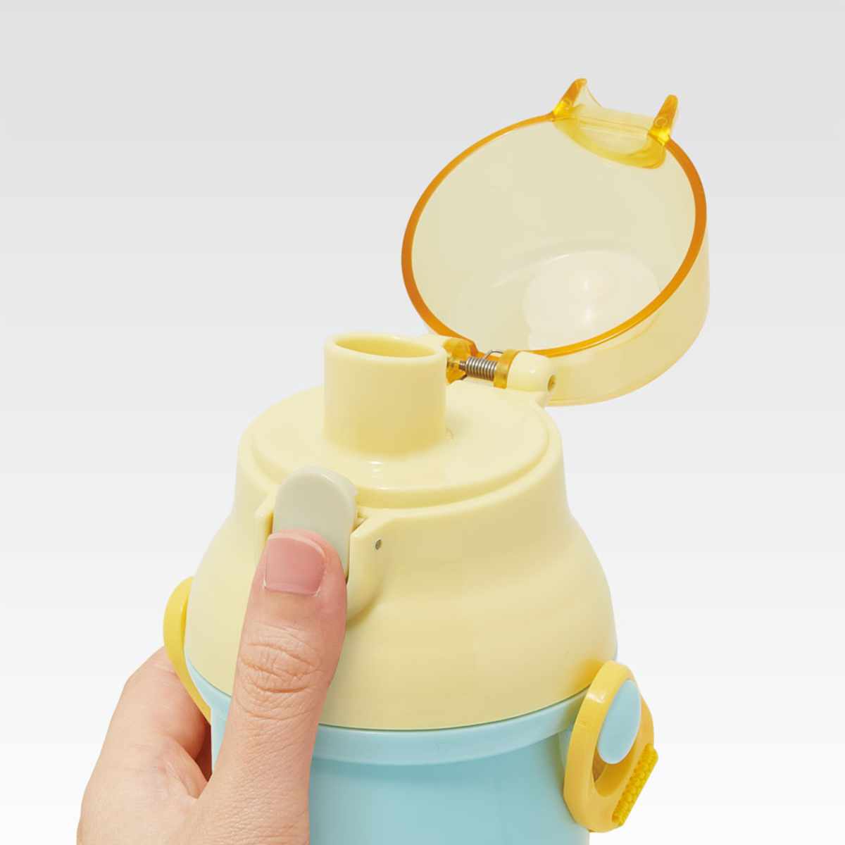 水筒 キッズ 直飲み プラスチック 480ml ワンタッチ キャラクター （ スプラトゥーン にゃんこ大戦争 スーパーマリオ くまのがっこう とれたんず ） | スケーター | 16