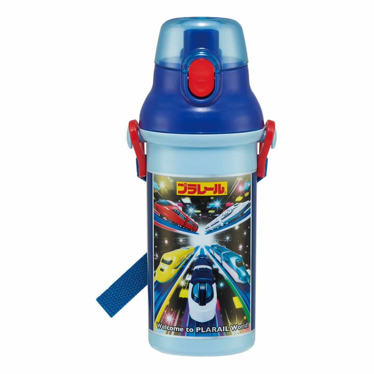水筒 キッズ 直飲み プラスチック 480ml ワンタッチ キャラクター （ スプラトゥーン にゃんこ大戦争 スーパーマリオ くまのがっこう とれたんず ） | スケーター | 06