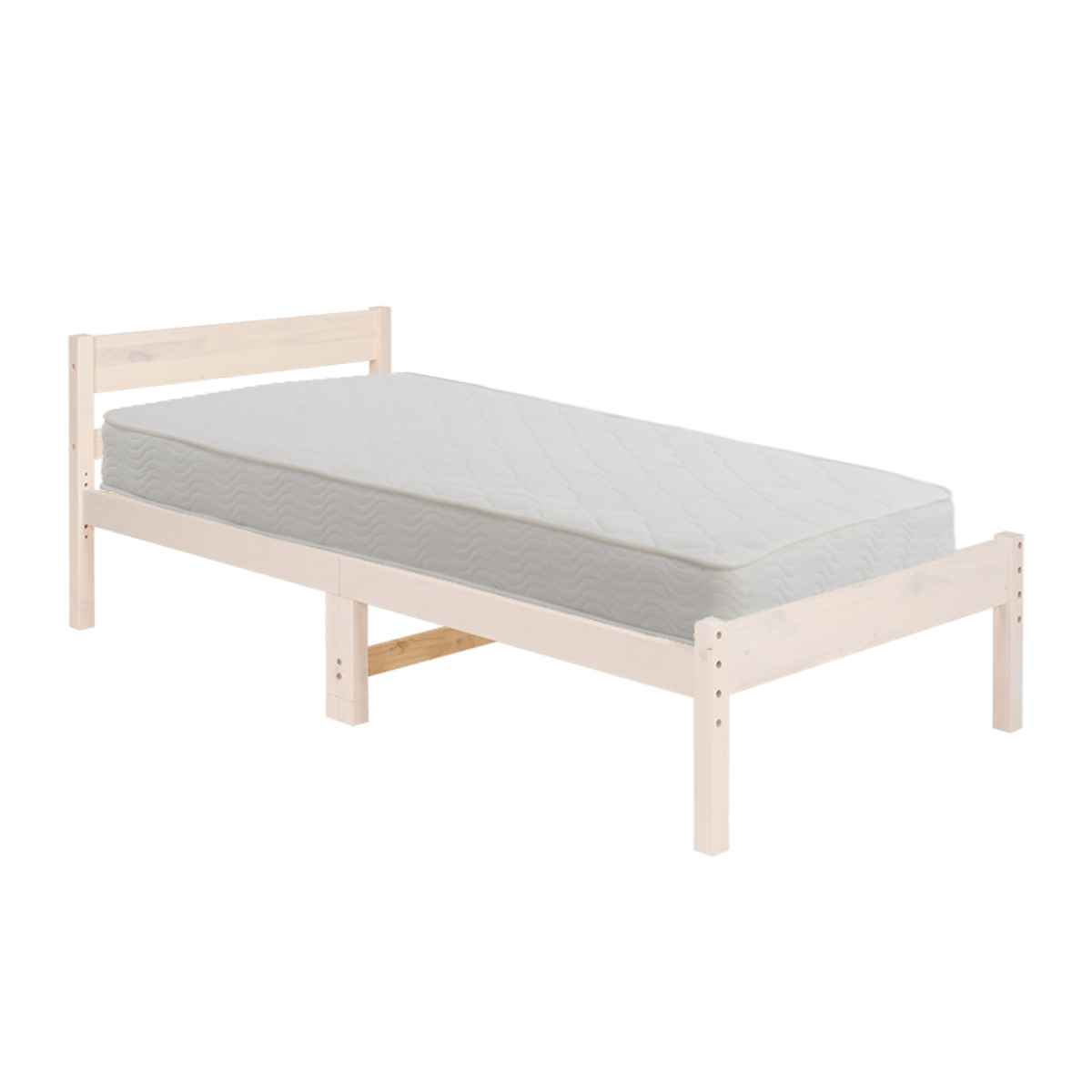 HAGiHARA（萩原） シングルベッド ボンネルコイルマットレスセット