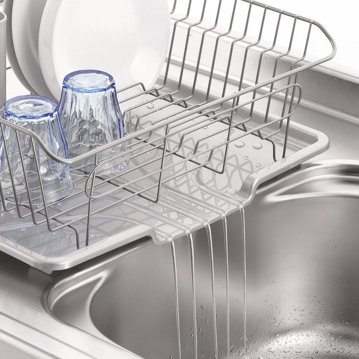 水切りラック アルデオ 水切りバスケット 水が...の詳細画像3