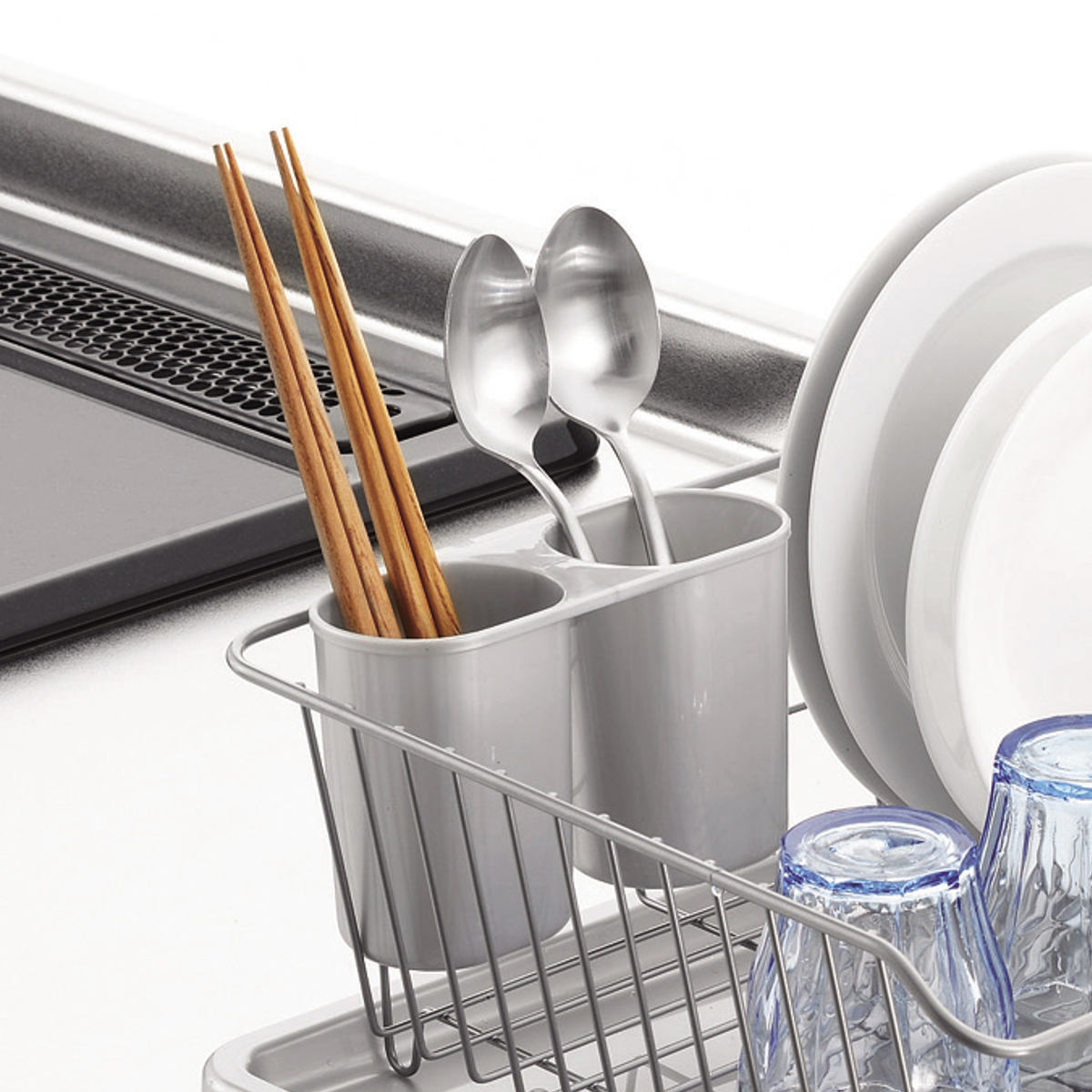 水切りラック アルデオ 水切りバスケット 水が...の詳細画像4