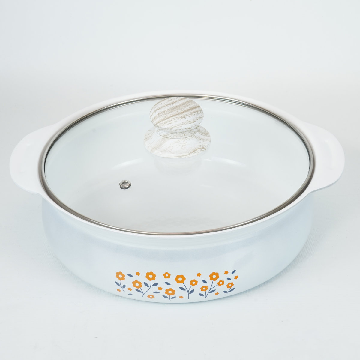 和平フレイズ 卓上鍋 24cm IH対応 レトル （ ガス火対応 ホーロー鍋