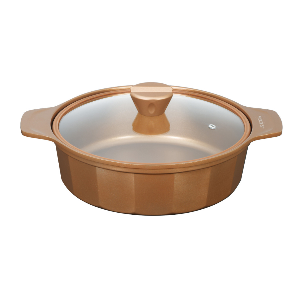 VISIONS GOLD Coating IH�Ή� ���� 26cm �i �r�W���� �� �K�X�ΑΉ� �K���X�W�t�� �����w��OK �ӂ��f���H �y�� �j