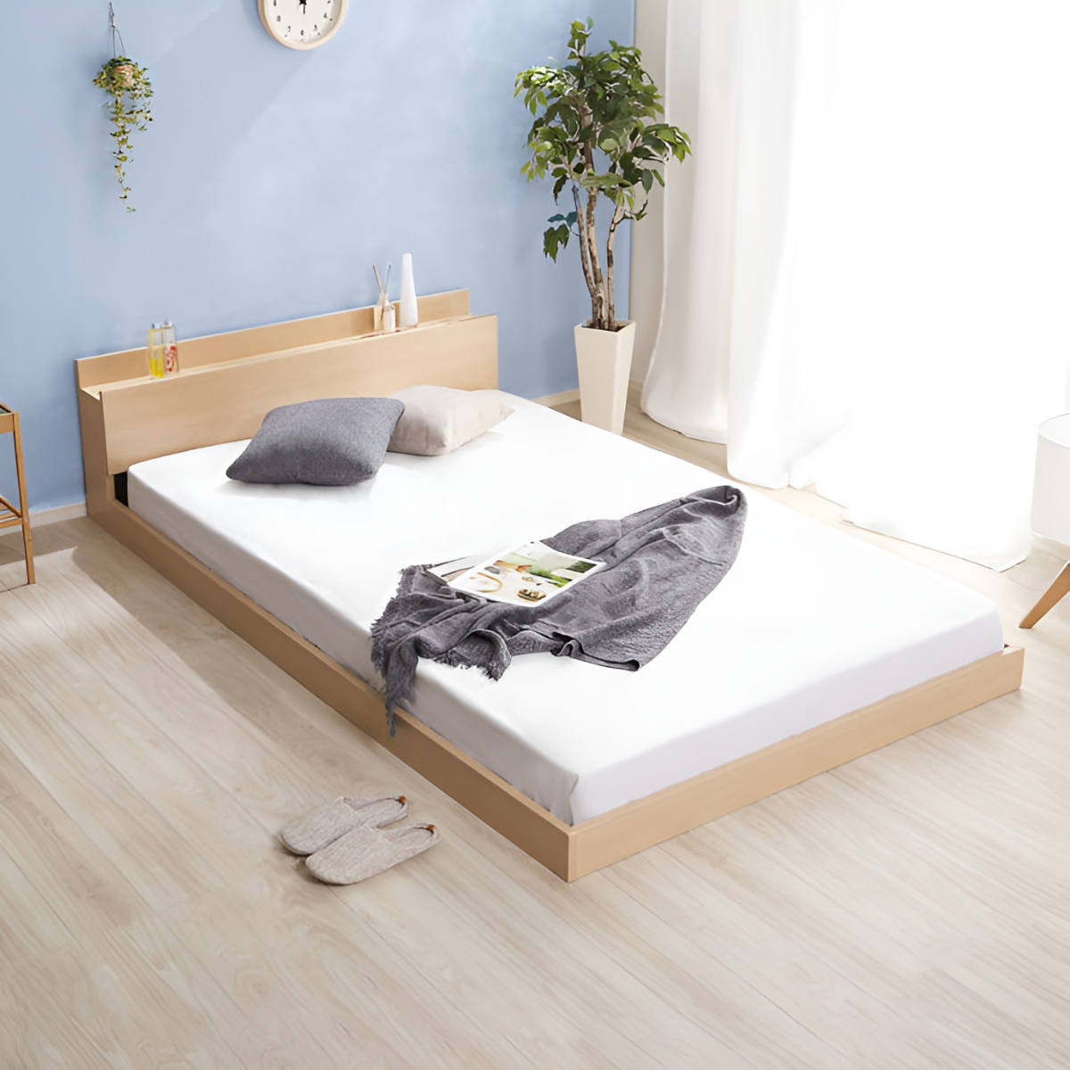 ホームテイスト（HOME taste） フロアベッド シングル すのこ 2口