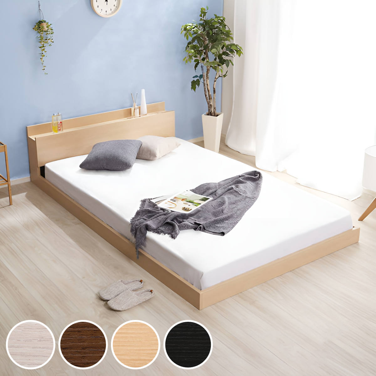 ホームテイスト（HOME taste） フロアベッド シングル すのこ 2口