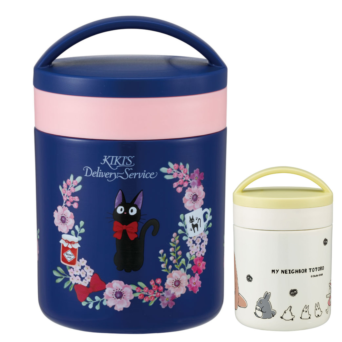 Kiki's Delivery Service スープジャー 魔女の宅急便 スケーター スープジャー 抗菌保温保冷デリカポット 300ml