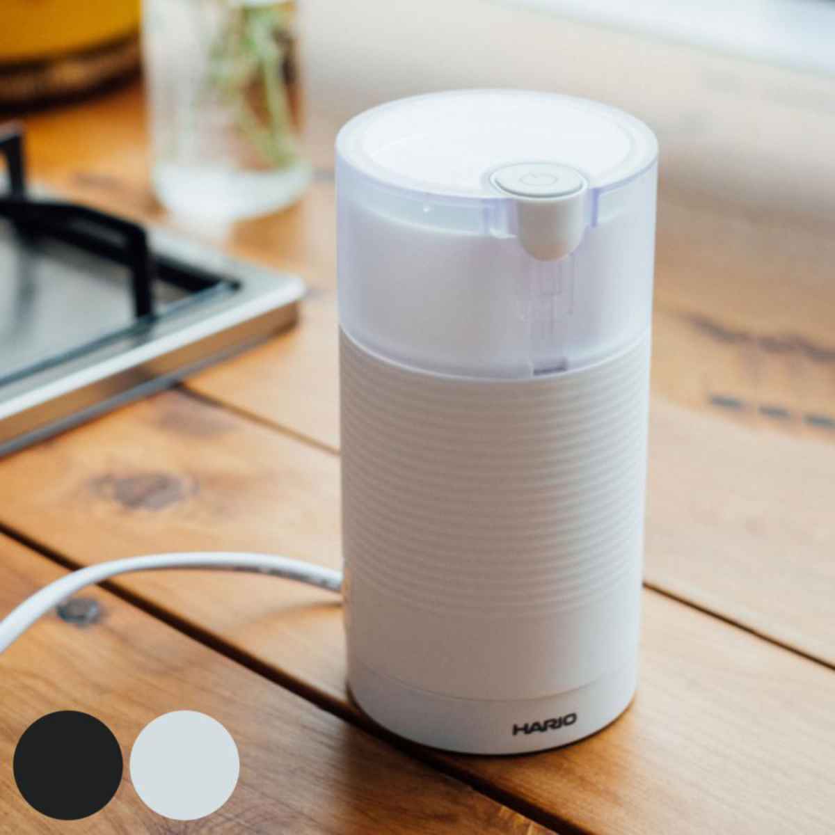 HARIO（ハリオ） コーヒーミル 電動 ステンレス （ ミル 電動ミル 電動